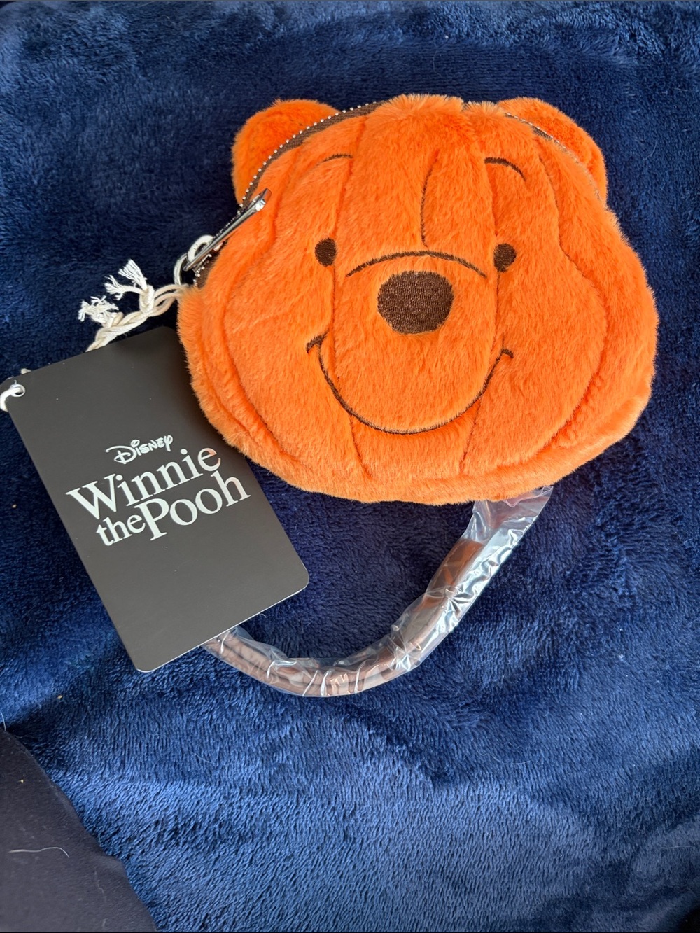 Disney Winnie The Pooh Pumpkin Loungefly Wristlet(Read)